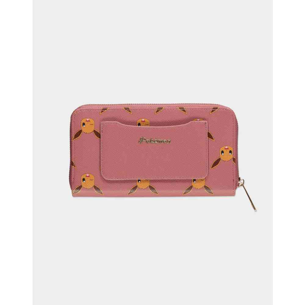 Pokémon - Eevee All Over Print Portefeuille Femme - Rose
